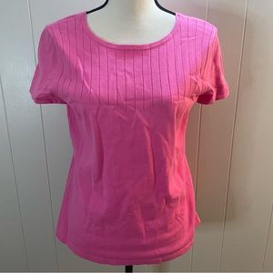NWT Talbots Knit Ribbed Top Blouse.